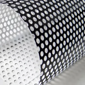 PVC Vinyl One Way Vision Advertising Sticker Glossy Self Adhesive Waterproof Perforated Film Car Window Building Glass