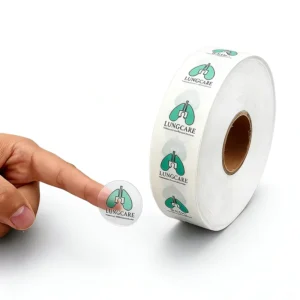 PVC Waterproof Adhesive Sticker Roll Cute Anime Girl Cartoon Grocery Stickers