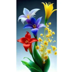 PVC Waterproof Flower Wall Stickers, Custom Printing