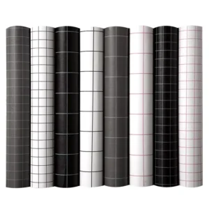 PVC grid thick wallpaper house interior decoration mural wall paper korean wallpaper wall stickers wallpaper peel and stick