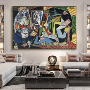 Pablo Picasso Les Femmes d’Alger Canvas Art Reproduction Poster Print