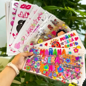 Packaging Custom Printing Vinyl Waterproof 3D UV Transfer Print DTF Transfers Label Logo Sticker
