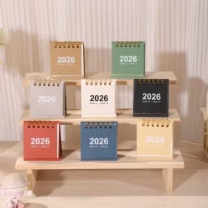 Paper Eco friendly Vintage Calendar Creative Desktop & Student Office Monthly Calendar
