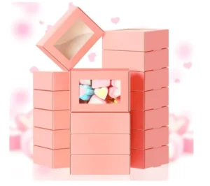 Paper Packaging Gift Box with Window for Candy and Takeout