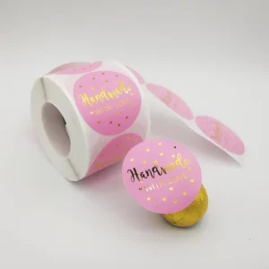 Paper Printing Supplier Clothing Packaging Tag Adhesive Die Cut Sticker Label With Custom Name Logo