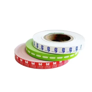 Paper Shrink Label Roll for Tea Bag Production, Strong Adhesive, Waterproof Beverage Packaging