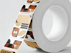 Paper Sticker Label Manufacturer Custom Adhesive Label Roll