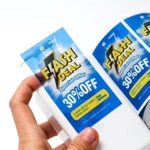 Partial Adhesive Waterproof Die-Cut Labels for Retail Packaging and Product Decoration