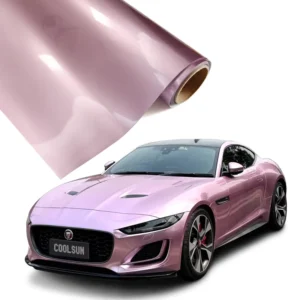 Passion Pink High-Gloss Metallic Color-Changing PVC Car Body Vinyl Wrap Film Anti-Scratch