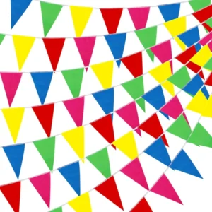 Pennant Banner Flags 14X21cm Single-Sided Custom Carnival Party Birthday Shop Decorations