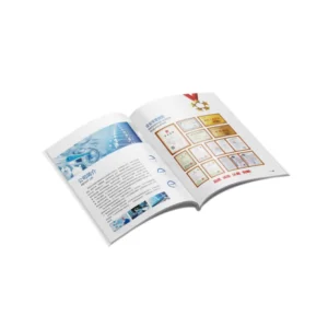 Perfect Binding Offset Paper Brochure Product Catalog Color Printing Customized Logo Matt Lamination