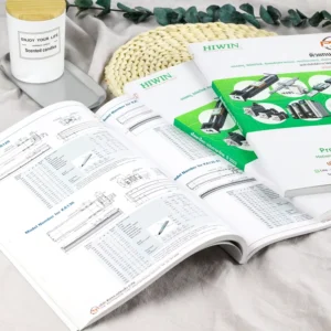 Perfect Bound Paperback Technical Brochure Custom Full Color Offset Printing Industrial Machinery Mechanical Parts Catalog