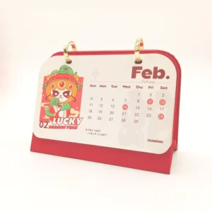 Personalized 365-Day Flip Standing Paper Desk Calendar