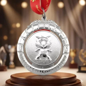 Personalized 3D Medals with Custom Logo Lanyard for School Competitions and Skills Contests