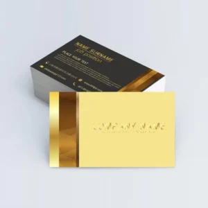 Personalized Custom Clear Business Cards with Logo