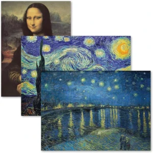 Personalized Custom World-Famous Painting Poster for Wall Art Decor, No Frame