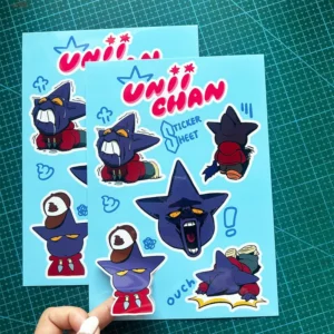 Personalized Eco-Friendly A4/A5/A6 Adhesive Vinyl Waterproof Custom Kiss-Cut Sticker Sheets Promotional Gifts