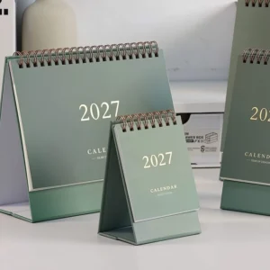 Personalized Full Color Custom Print 12 Monthly Planner Wall Home Office Desk Top Slip Spiral Table Calendar