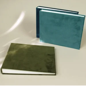 Personalized Handmade Fabric-Covered DIY Photo Album Guestbook