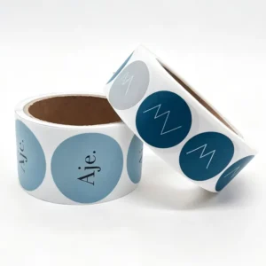 Personalized Holiday Stickers Labels Waterproof Vinyl Adhesive Roll for Greeting Cards and Envelope Seals