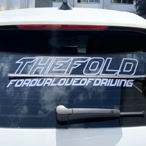 Personalized Logo Custom Outdoor Windshield Transfer Car Stickers Weatherproof Vinyl Large Banner Car Window Stickers