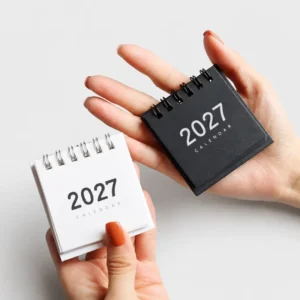 Personalized Mini Daily Table Desk Calendar Custom Printing Desktop Flip Pocket Small Calendar