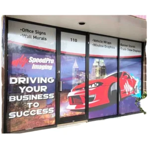 Personalized Multi-Style Removable Waterproof Vinyl Storefront Window Logo Stickers