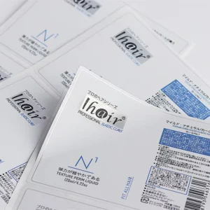Personalized Printed Adhesive Waterproof Vinyl Light Silver and Gold Leaf Metal Labels Roll/Sheet
