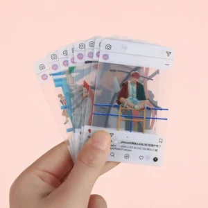 Personalized Printing Transparent PVC Card Clear Frosted Plastic Business Cards Custom Logo Factory Direct