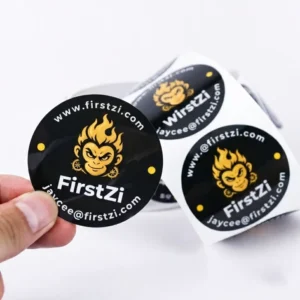 Personalized Product Custom Round Stickers Paper Vinyl Adhesive Waterproof Sticker Label Printing Logo Sticker Roll