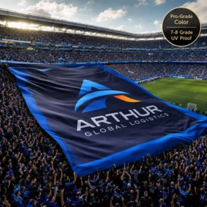 Personalized Sports Event Banner Custom Any Size UV Printed Vinyl Fan Flag Giant Stadium Advertising