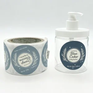 Personalized Waterproof Adhesive Vinyl Sticker Roll for Wedding Favor Gift Packaging