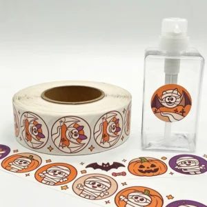 Personalized Waterproof Holographic Packaging Labels with Custom Logo and Thank You Stickers