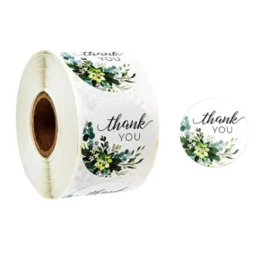 Personalized Wedding Thank You Labels Stickers for Orders and Grocery Packaging