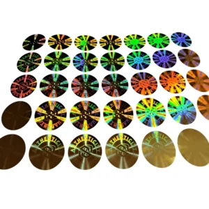 Pharma Style Holographic Void Waterproof Box Seal Stickers