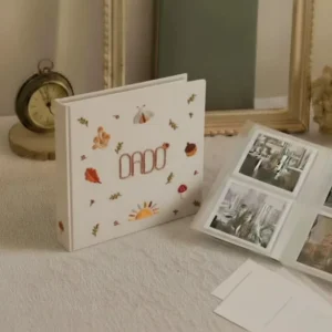Photo Album Anniversary Gift Embroidered Photo Album With Sleeves