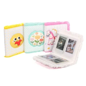 Photo Album Memory Collect Book Party Photocard Holder Custom Logo 3-Inch DIY Plush 64-Page Tassel Photo Storage