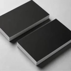 Photo-Based Customized Paper Business Cards with Logo