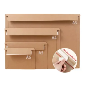 Photo Document Mailers A3 A4 A5 A6 Kraft Brown Envelopes with Peel-and-Seal Closure