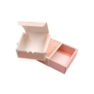 Pink Paper Cake Box