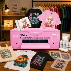 Pink USA Warehouse Digital A3 PET Film T shirt Printing Textile Machine DTF Print 38cm DTF Printers With XP600 Head