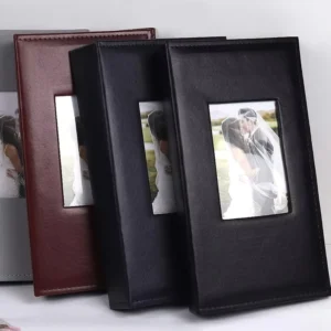 Plain Leather Wedding Photo Album 4×6