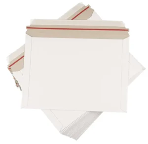 Plain White Self-Seal Cardboard Envelopes for International Delivery
