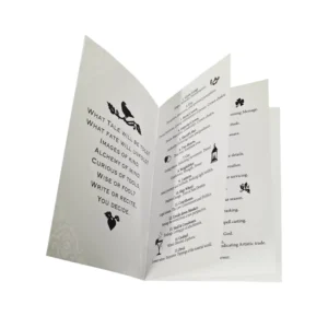 Plant Toy Cosmetics Brochures Custom Printing A4 A5 A6 Booklet Paper Flyer Colorful Glossy Varnishing