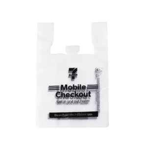 Plastic PE Shopping Market T-Shirt Bag HDPE/LDPE Vest Bag with Gravure Printing Durable Plastic Packaging
