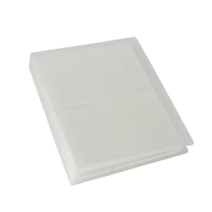Plastic PP Photo Album 4-Pocket Pages Holds 160 6x9cm Cards or Photos Ultrasonic Binding Custom Cover Design