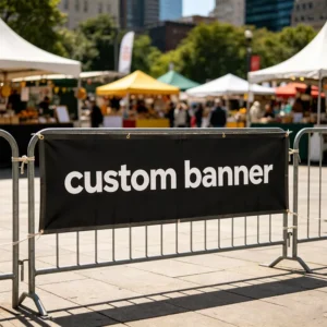Polyester Fabric Poster Banner, Custom Size and Design