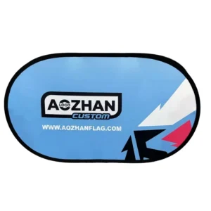 Pop-Up A-Frame Ground Banner, Bean, Triangle, or Round Shape