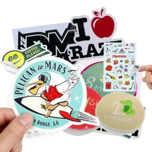 Popular Adhesive Sticker Full Color Print Stickers Die Cut Vinyl