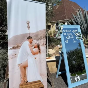 Portable Aluminum Roll-Up Banner Stand with High-Resolution Custom Printing